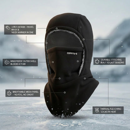 🔥 Christmas Special ❄️ 2026 Winter 3-in-1 Thermal Fleece Balaclava 💥