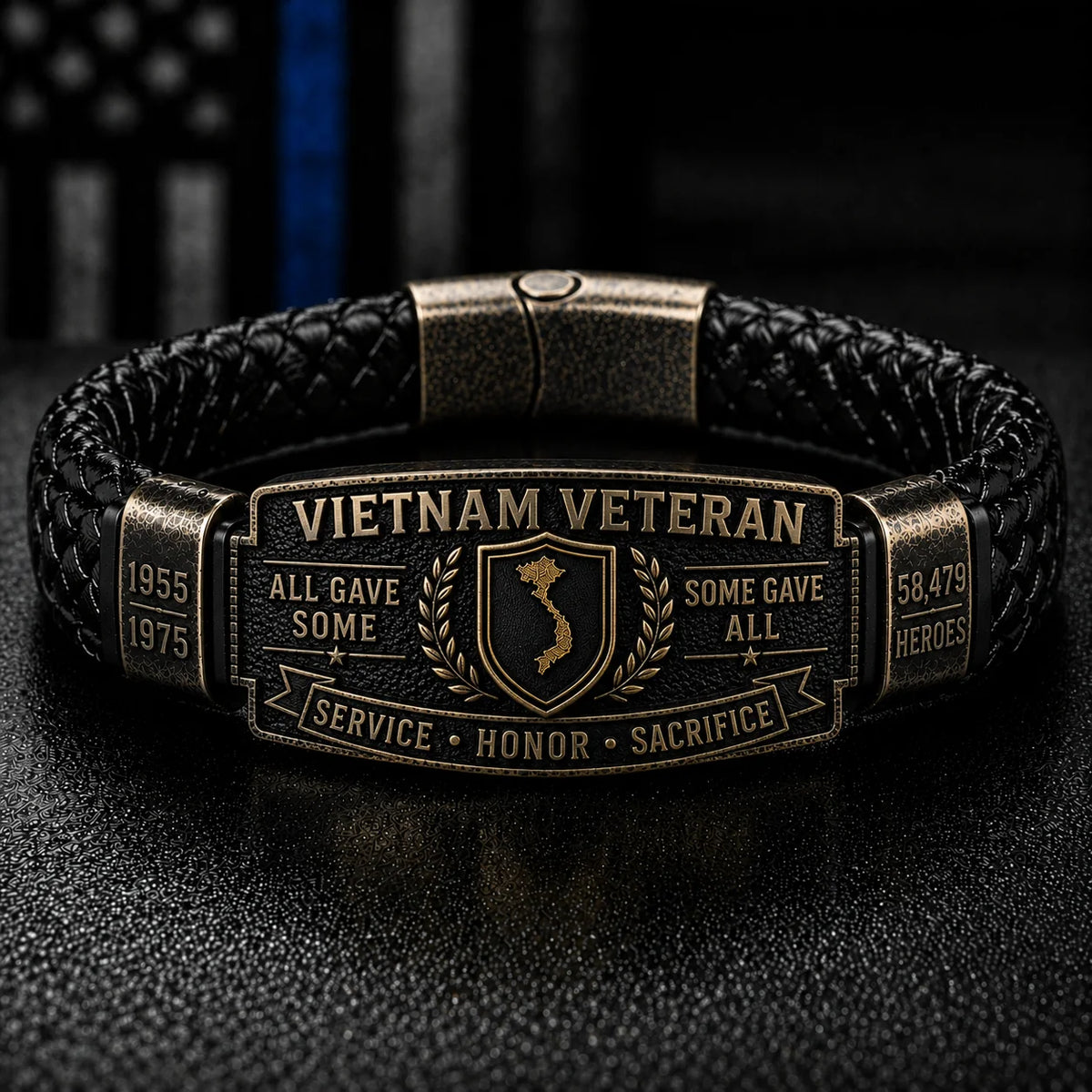 🎁DD-214 Veteran Honor Bracelet 🎖️ A Tribute to Service & Sacrifice ❤️