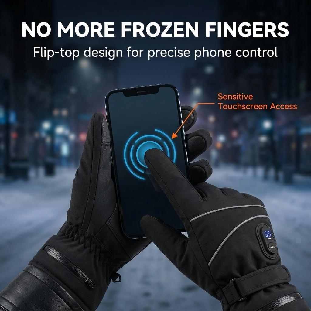 🧤❄️Rechargeable electric heated gloves for winter