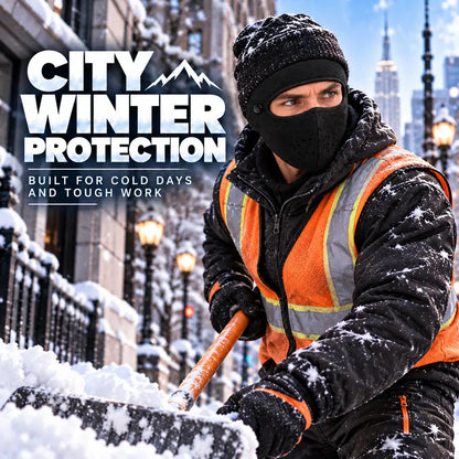 ❄️ Stay Warm All Winter – 2-in-1 Fleece Face Mask with Detachable Goggles