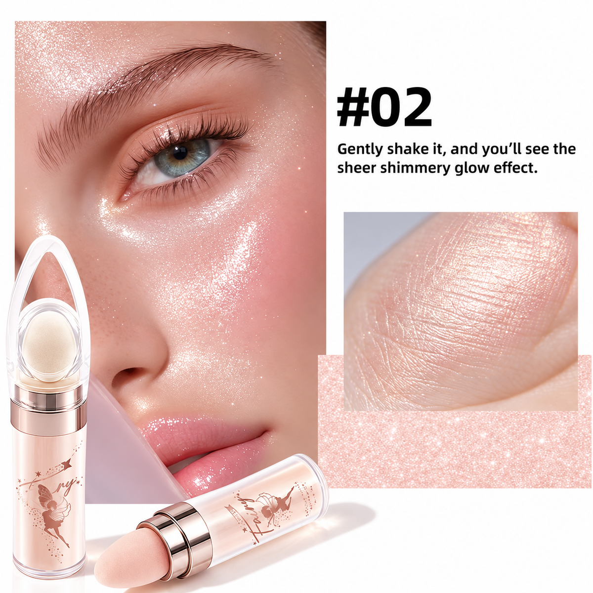🎉Hot Sale🎉Highlighter Powder Glitter Stick for Makeup