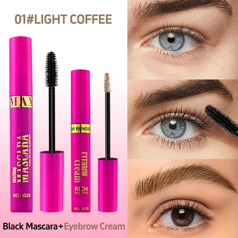 ✨ 2-in-1 Wimpermascara & Wenkbrauwcrème Set – Voor Perfecte Wimpers en Volle Wenkbrauwen ✨