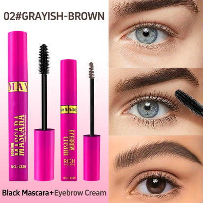 ✨ 2-in-1 Wimpermascara & Wenkbrauwcrème Set – Voor Perfecte Wimpers en Volle Wenkbrauwen ✨