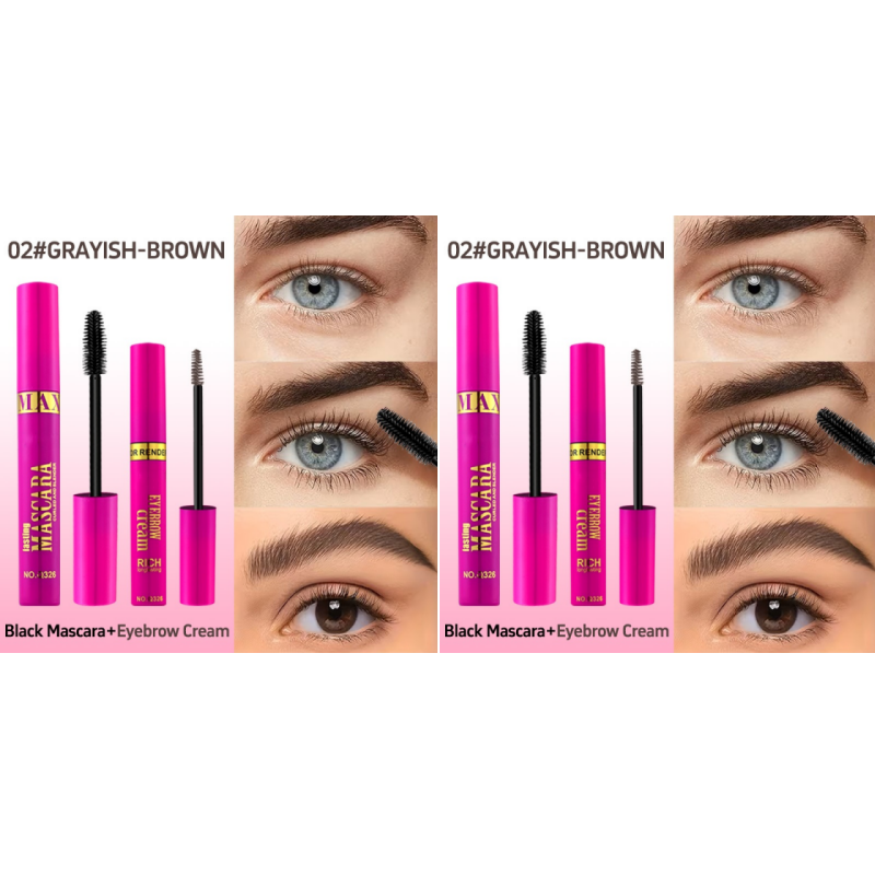 ✨ 2-in-1 Wimpermascara & Wenkbrauwcrème Set – Voor Perfecte Wimpers en Volle Wenkbrauwen ✨