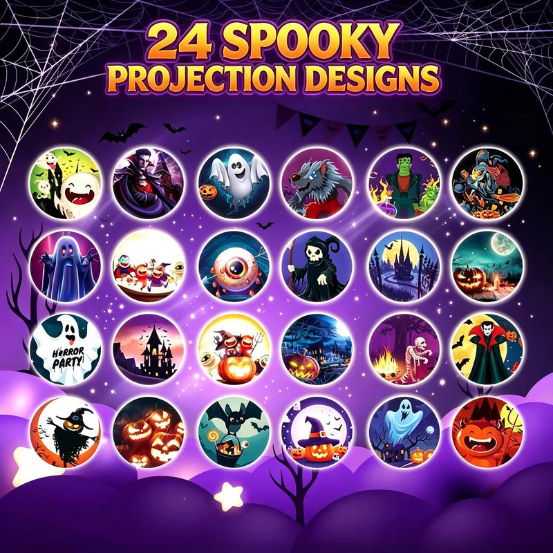 🎃🦇Kids Christmas Halloween Projection Flashlight Toy