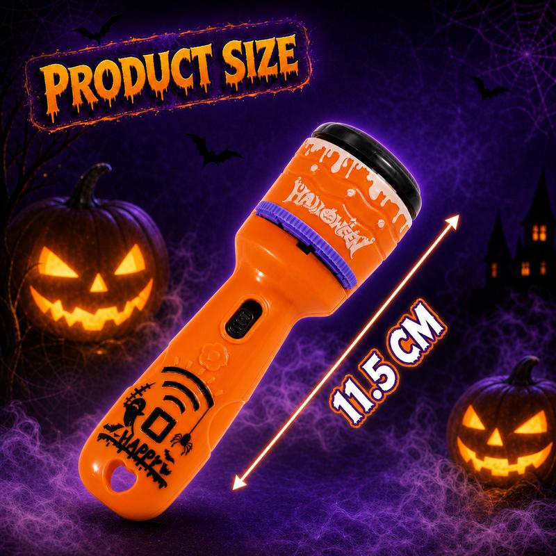 🎃🦇Kids Christmas Halloween Projection Flashlight Toy