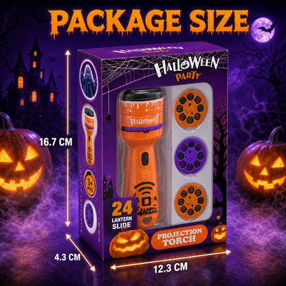 🎃🦇Kids Christmas Halloween Projection Flashlight Toy