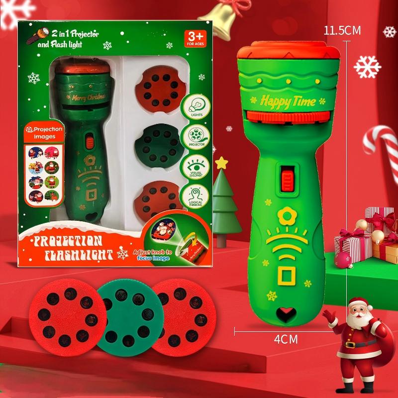 🎃🦇Kids Christmas Halloween Projection Flashlight Toy
