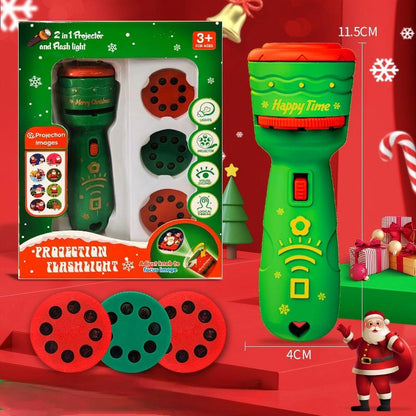 🎃🦇Kids Christmas Halloween Projection Flashlight Toy